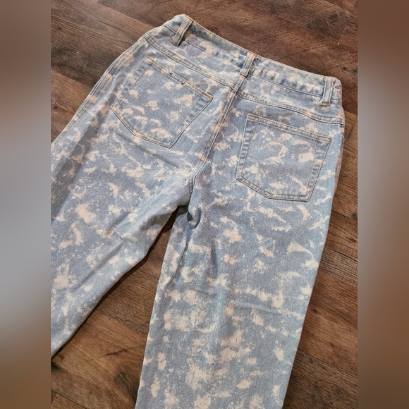 Vintage 90's Newport News Jeanology Collection Cherub Acid Wash Women's Jeans 6 - Picture 8 of 9